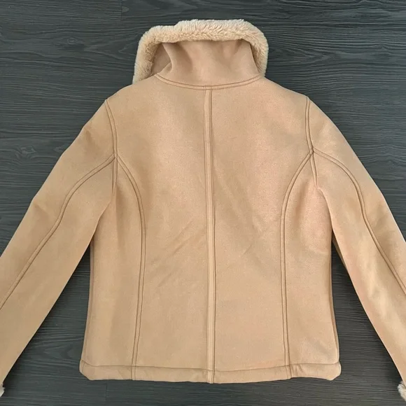 Rag Poets Suede & Shearling Coat - Picture 7 of 10